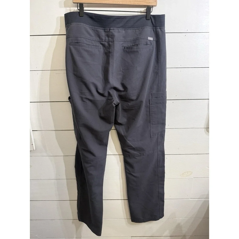 Figs Scrubs Dark GRAY 2 Piece Set: Men's Shirt Size Large & Pants Size XL